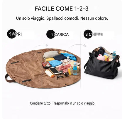 ZANOVO - La borsa che raccoglie in pochi secondi